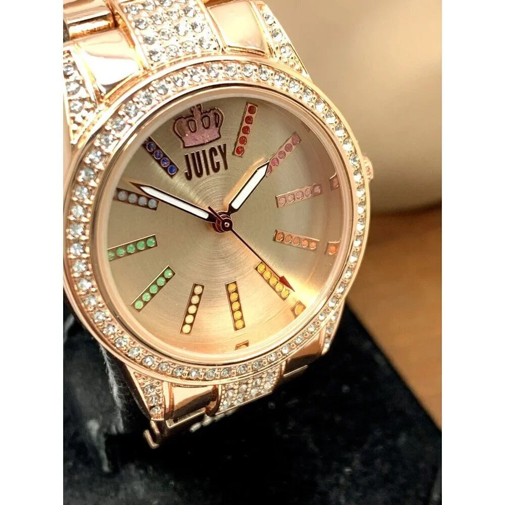 Juicy By Juicy Couture Women's Watch JC/5014 Quartz Rose Gold Steel 34mm
